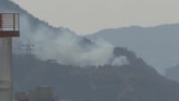 【速報】「キャンプの火が近くの木に燃え移った」広島市南区の金輪島で林野火災　消防車やヘリなど出動