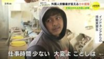 「カキがない、仕事時間少ない、今年は大変」各政党が外国人政策を打ち出す中　広島のカキ加工場で働く技能実習生たちは…　【衆議院選挙】