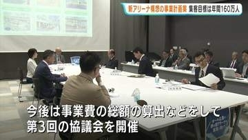 「持続可能な事業経営が見通せるかたち」アリーナ建設をめざす協議会　1万人規模など事業計画案提示　グリーンアリーナとの2館体制にむけた模索続く