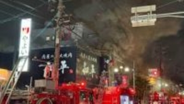 【速報】「排気ダクトから火」広島・佐伯区の焼き肉店で火事