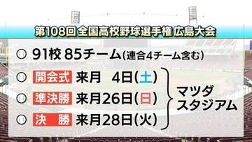 【高校野球・広島大会】組合せ決定！崇徳は50年ぶりの夏Vなるか？4連覇を狙う広陵など85チームが甲子園を目指す