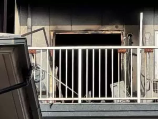 「焦げ臭い匂いがする」広島市のマンションで火事　全焼の部屋から男性１人の遺体　住人1人もけが　中区・舟入中町