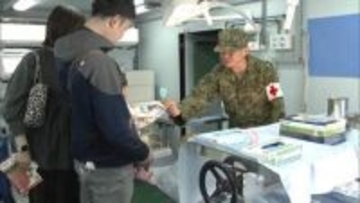 陸上自衛隊福岡駐屯地で開設７６周年記念行事　無人航空機や「動く手術室」など展示