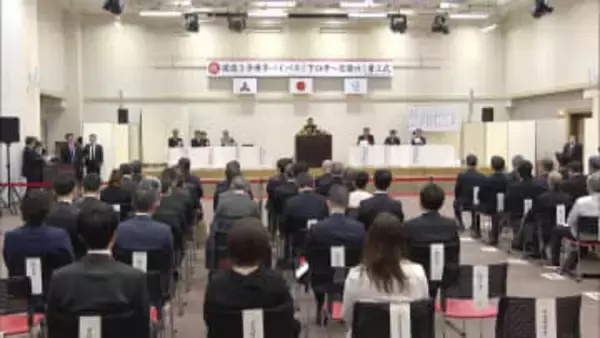 国道３号博多バイパス（下臼井～空港口）が着工　片側２車線の橋を設置し立体化　慢性的な渋滞緩和へ