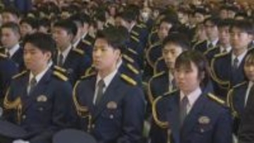 「小学生のころから憧れ・・・」福岡県警察学校で入校式　採用された296人が決意