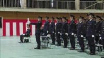 「自衛隊の使命を自覚し強い責任感をもって国民の期待に応える」陸上自衛隊久留米駐屯地で自衛官候補生の入隊式
