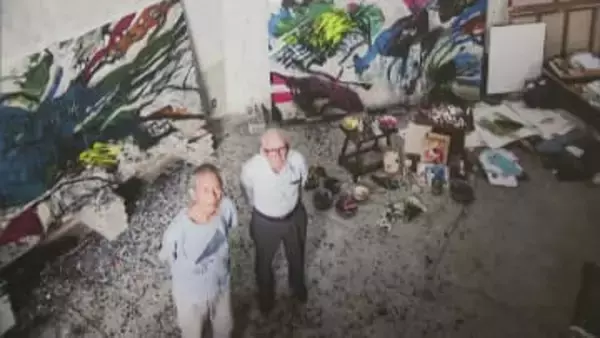 画家・野見山暁治さんと画材店の店主・的野恭一さん　交流と支援重ねた120作品　福岡県立美術館で展示