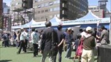 「楽しかったしワクワクしました」建設業に関心を持ってもらいたい　福岡市役所前で「みらい建設フェスタ」