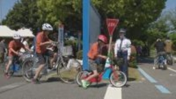 「交差点での事故多い」自転車の安全運転、サイクリングコースで指導　海の中道海浜公園・福岡