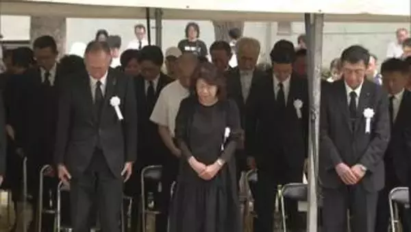 長崎原爆から８１年　投下の第１目標だった北九州市で平和祈念式典
