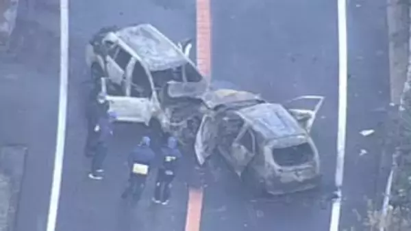 ”犬鳴峠”で車3台が絡む事故　高齢男性1人が死亡　子供など6人が病院へ搬送　中央線をはみ出した可能性　福岡県宮若市