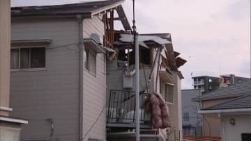 「雷とかドーンと落ちた感じの大きな音」アパート2階の1室から爆発音　住人の男性（60代）が病院に運ばれ重傷　福岡県北九州市