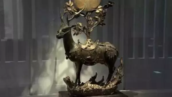 「今の時代にも通じるようなかっこよさ」600年以上前につくられた金銅製の鹿の像　九州国立博物館で公開中