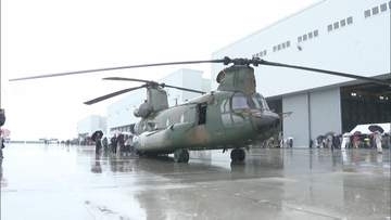 陸上自衛隊佐賀駐屯地が開設以来初の一般開放　輸送機オスプレイなどを展示