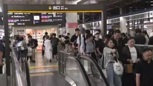 「ホテルに泊まるから楽しみ」お盆の帰省ラッシュ　新幹線下りピーク