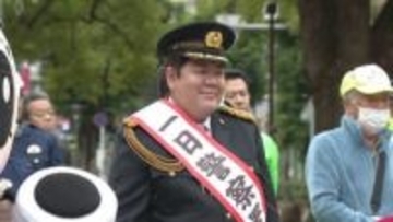 「皆さまどうか、ゴリっぱな運転を」お笑いタレント”ゴリけんさん”一日警察署長に　福岡