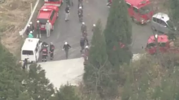 成人男性3人の安否不明　「セスナ機のようなものが落ちた」「黒煙が出ていた」福岡県八女市で小型航空機が墜落