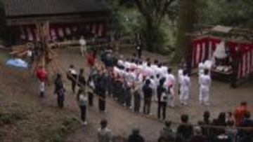 千年以上続く祭り「等覚寺の松会」　住民らが五穀豊穣願う　福岡県苅田町