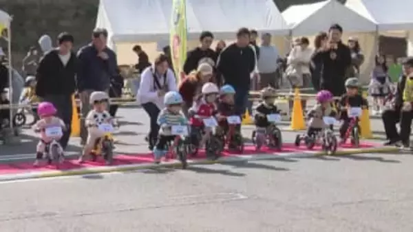 九州北部豪雨で被災したJR日田彦山線の沿線地域を活性化　東峰村で「キッズバイクレース」開催
