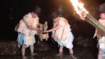 和布刈神事　旧暦の元日にわかめを刈り取り神前へ　1800年続くという言い伝え