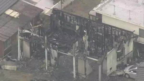 「遠くに煙と炎が見える」全焼した住宅から男性の遺体　住人の70代男性と連絡取れず　福岡県糸島市