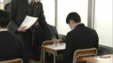「勉強してきた成果を発揮したい」　私立高校の一般入試始まる　福岡県