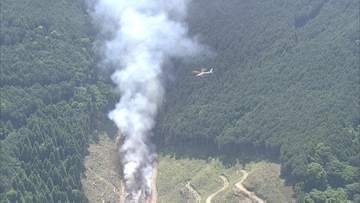 福岡県久留米市の山林火災　自衛隊に災害派遣を要請　「飛び火して拡大傾向にある」