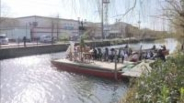 柳川市で春の観光シーズン幕開け告げる「お堀開き」