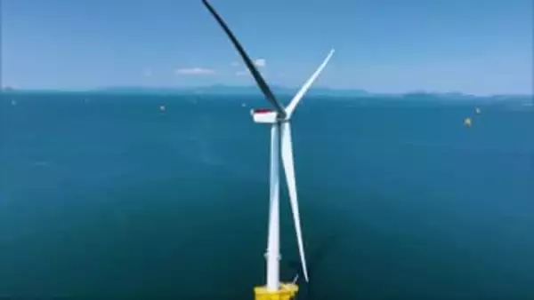 国内最大規模の洋上風力発電「北九州響灘洋上ウインドファーム」2日に営業運転開始　福岡