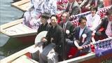 「「近くで見られて迫力満点」尾上菊五郎さんや市川團十郎さんらが「船乗り込み」で「六月博多座大歌舞伎」をPR」の画像1