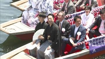 「近くで見られて迫力満点」尾上菊五郎さんや市川團十郎さんらが「船乗り込み」で「六月博多座大歌舞伎」をPR