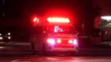 軽乗用車が河川敷に転落　1人が心肺停止　4人がけが