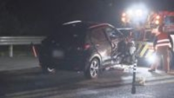 東九州道で6台がからむ事故　乗用車が中央分離帯を突き破り対向車線の車と衝突→他の車も追突や横転など　豊前～築城間が通行止め　重傷者なし