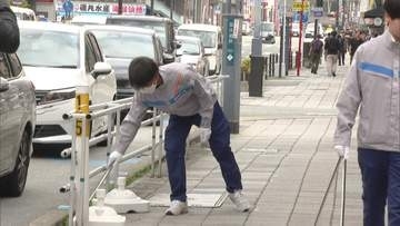 クラフティアが天神地区で清掃活動