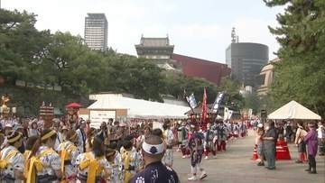 北九州の夏の風物詩「小倉祇園太鼓が」フィナーレ　子供たちの掛け声に合わせ太鼓の音響く