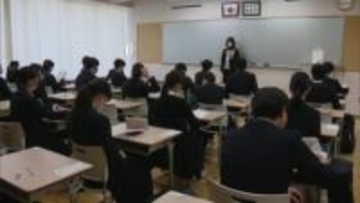 「共学になることでわくわく」新年度から男女共学となる中村学園高校で前期入試　倍率は去年よりも高い3.95倍に