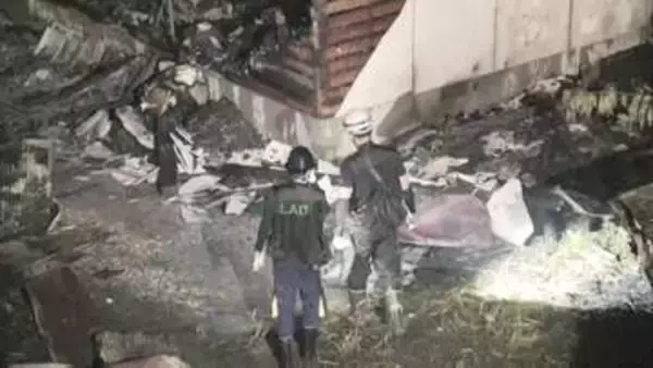田川市で住宅全焼　焼け跡から１人の遺体発見 ９４歳母親と連絡とれず