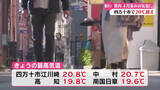 「1月16日の県内は4月上旬から中旬の暖かさ 来週は一転して厳しい寒さとなる見込み【高知】」の画像1