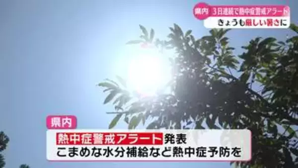 暑さ続く 四万十市は10日連続猛暑日に【高知】