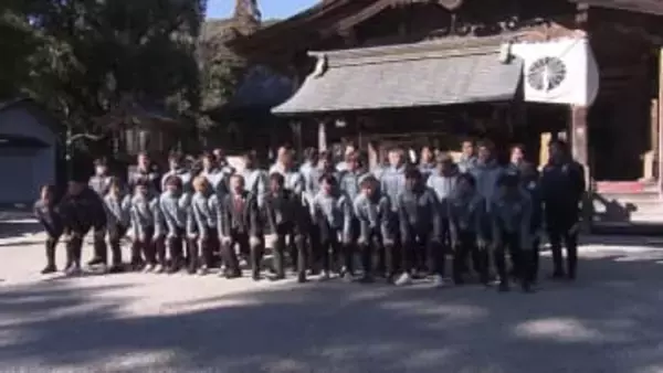 サッカーJ3･高知ユナイテッドSC 高知市の神社で必勝祈願【高知】