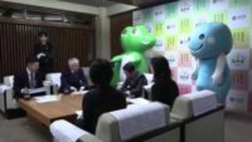 《ワニー参事官　高知県庁に参上！》金融経済教育の重要性をPR【高知】