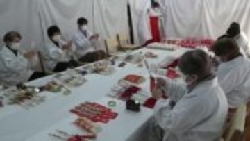 潮江天満宮で破魔矢づくり　新年の準備着々【高知】