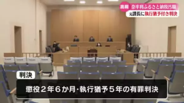奈半利町のふるさと納税をめぐる汚職事件 高松高裁が元課長に執行猶予5年の有罪判決【高知】