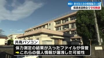 高知市の神田小学校 約1850人分の個人情報が漏洩か【高知】