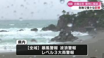 《台風6号 高知県内への影響は》交通機関では運休、小学校では早めの下校も【高知】