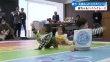 泣いて笑って元気にハイハイ すくすく赤ちゃんハイハイレース開催【高知】