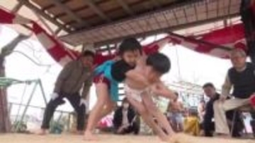 土佐清水市で園児たちが相撲大会【高知】