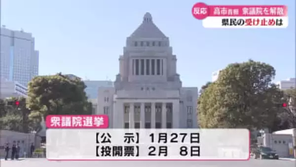 《投票日まで2週間あまりの短期決戦》衆議院解散に高知県民の反応は？【高知】