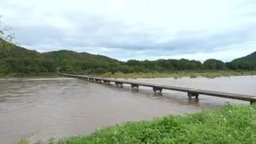 まとまった雨　四万十川水量回復【高知】