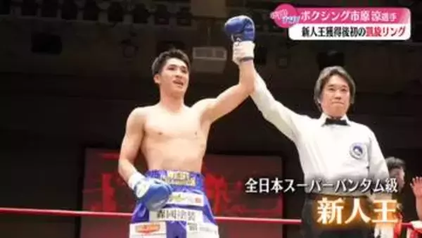 《ボクシング新人王が高知に凱旋》高知出身・市川涼選手 けがにも負けずKO勝利【高知】
